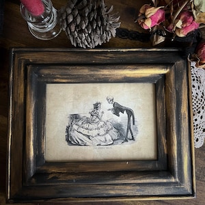 The Arsenic Waltz Framed Print | Gothic Victorian Wall Art | Dark Academia Decor | Moody Vintage Art