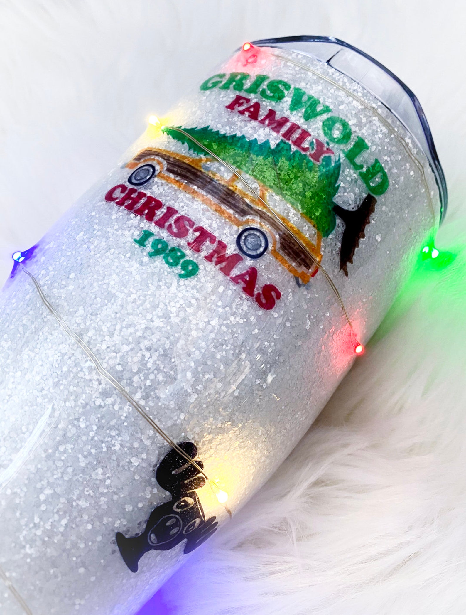 Christmas Vacation Lights Tumbler Christmas Lights Tumbler Etsy