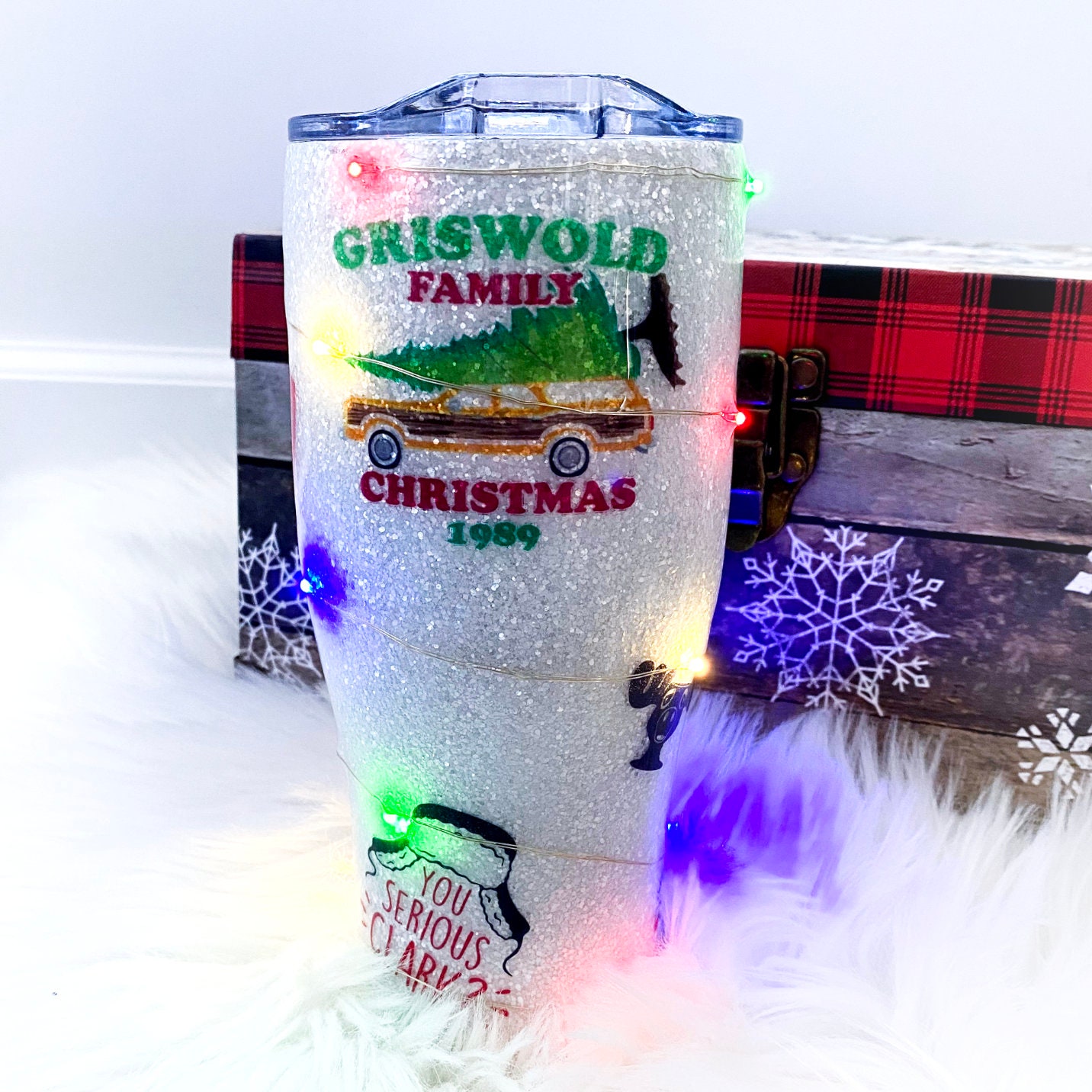 Christmas Vacation Lights Tumbler Christmas Lights Tumbler Etsy India