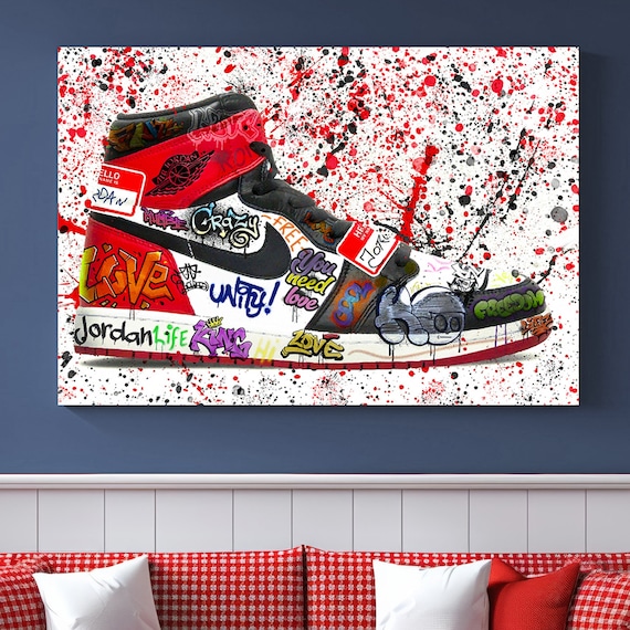air jordan 1 wall art