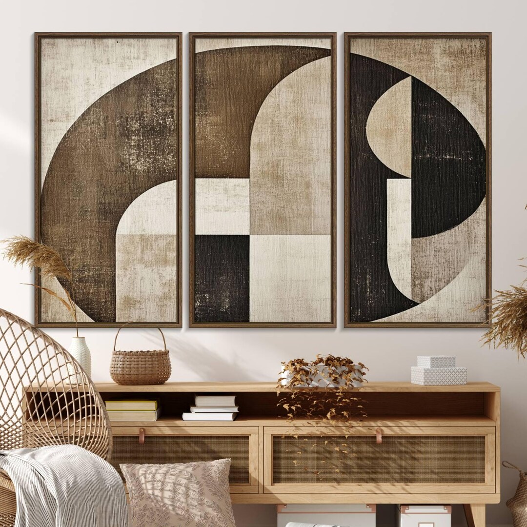 Illustration of Geometric Minimalist Wall Decor For Coding Rooms