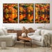 Radiant Autumn Landscape Canvas - Cozy Fall Glow - DipaliZ main image 0