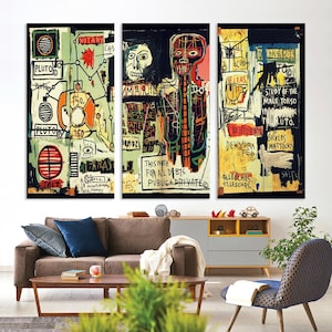 Abstract canvas wall art Street art print Urban art Graffiti poster Modern art Street art wall decor Crown wall art Graffiti canvas print