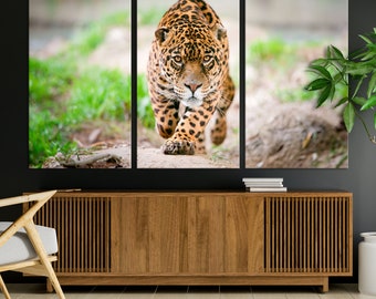 Leopard Wall Art, Wild Animal Wall Art, Big Cat Wall Print, Animal Wall Art, Leopard Artwork, Leopard Decor, Leopard Gift, Leopard Painting