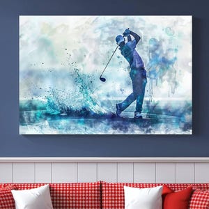 Golf Triptych - Etsy