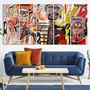 Abstract Graffiti Wall Art Canvas Print for Office and Home Decoration