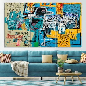 Street Graffiti Abstract Canvas Wall Art Art Print Urban Art Graffiti Modern Art Street Art Wall Decor Crown Wall Art Graffiti Canvas Print