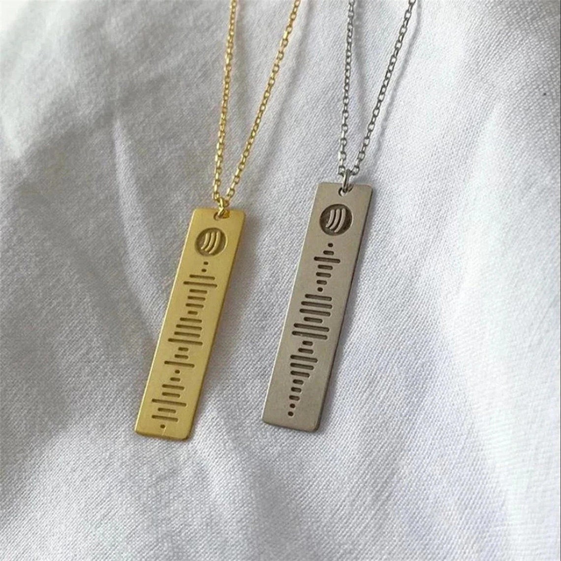 Custom Spotify Code Necklace