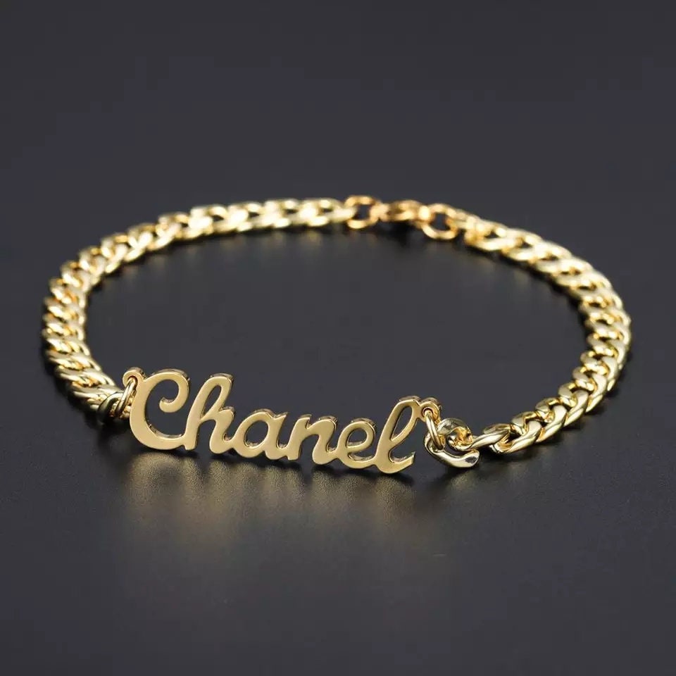 Name Bracelet Custom Cuban Chain 