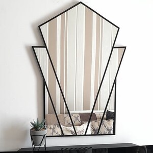 Large entryway Art deco Mirror