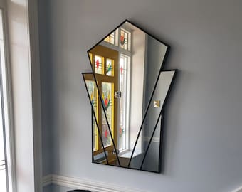 Large art deco mirror