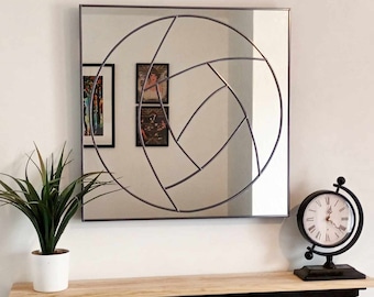 Art Deco Mirror, Charles Rennie Mackintosh Style Wall mirror, Wall Mirror, Mackintosh Gift