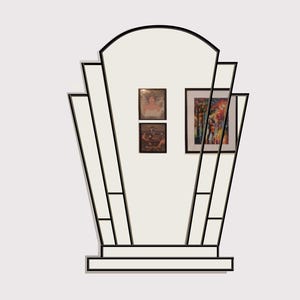 Art Deco Wall Mirror, Deco Style Wall Mirror, handmade