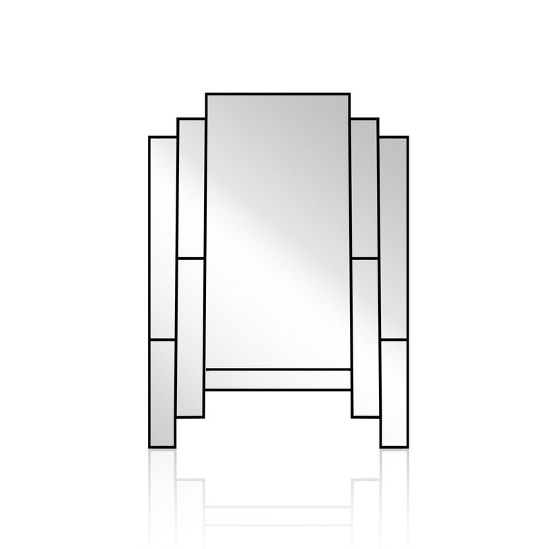 Art Deco Wall Mirror Vintage Mirror Classic Mirror Art Deco Etsy