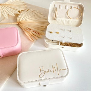 Personalisierte Schmuckbox Beste Mama | Schmuckkästchen  | Geschenk für Frauen und Mama mit Namen | Geschenkidee | Muttertag