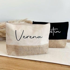 Personalisierte Kosmetiktasche mit Namen | Schminktasche | Kulturtasche | Geschenk Frau Mama | Geburtstag   Kulturbeutel Weihnachtsgeschenke