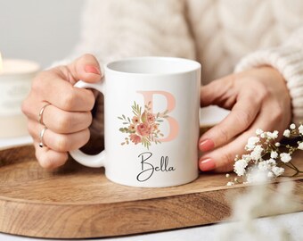 Personalisierte Tasse Mit Namen | Keramiktasse | Geburtstag | Geschenk für Mama, Papa, Frauen, Männer | Geschenkidee