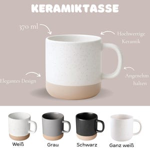 Personalized Mug Best Grandma | Mom Dad Gift Wife Girlfriend Mom | Birthday, Mother's Day, Easter, Stoneware Ceramic Engraving Coffee Tea image 7