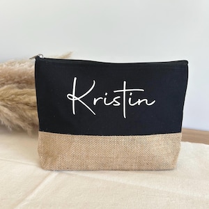 Personalisierte Kosmetiktasche mit Namen | Schminktasche | Kulturtasche | Geschenk Frau Mama | Geburtstag   Kulturbeutel Weihnachtsgeschenke