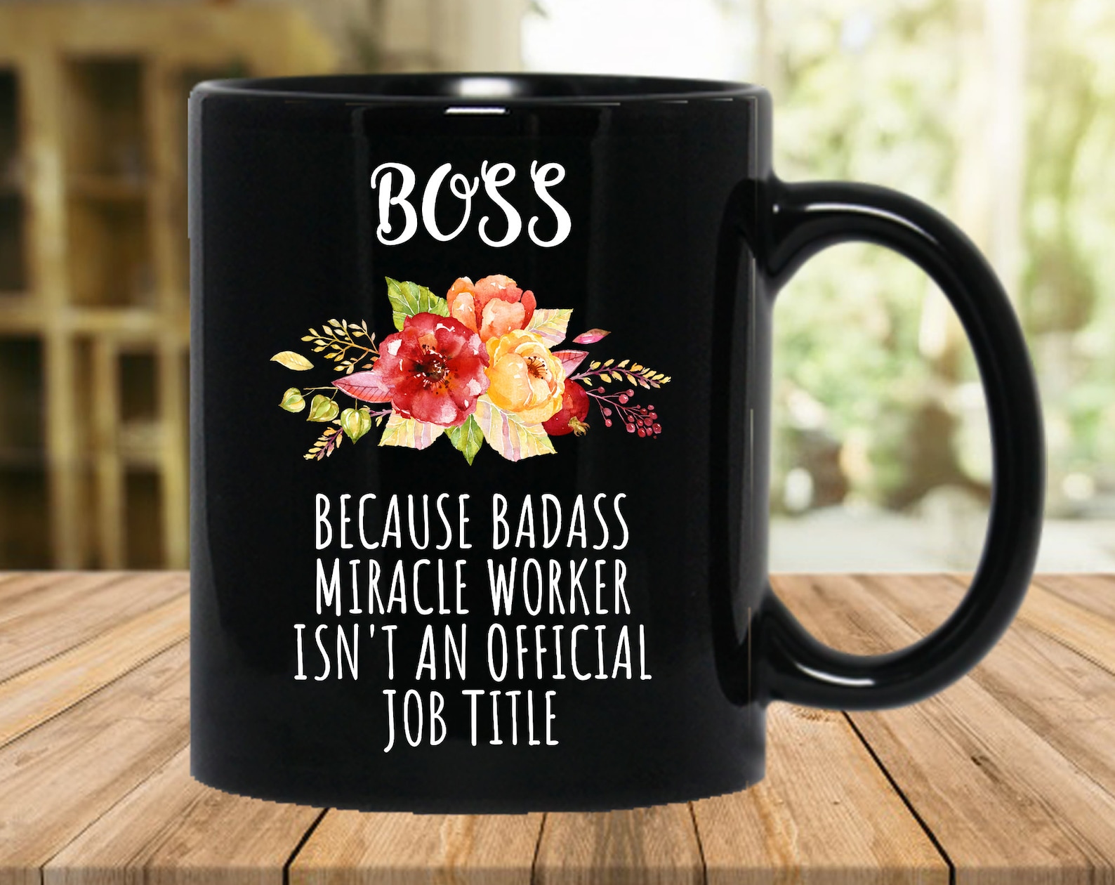 Taza De Cerámica Con Frase Para El Jefe - 'Al Jefe No Se Le Tocan Los...', 350 Ml, Regalo Original De Navidad O Broma