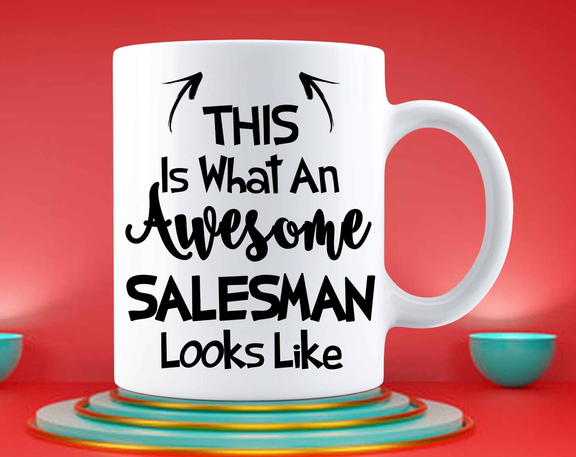 Awesome Salesman Mug, This is What an Awesome Salesman Looks Like