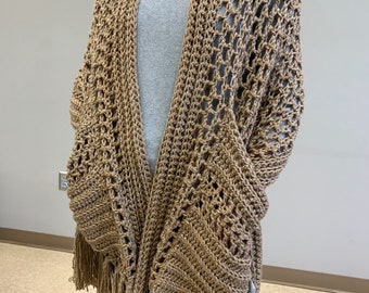 Boho Shawl with Pockets