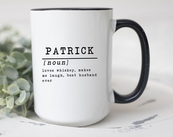 Personalized Name Definition Mug, Large Coffee Mugs For Men, Gifts For Men Who Have Everything, Gift For Him, Father's Day Gift For Husband