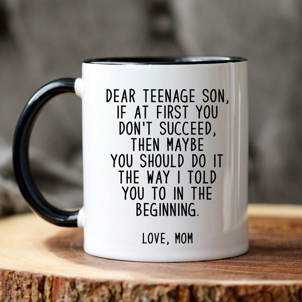 Teen Gifts, Teen Boy Gift, Gifts For Teen Boys, Gifts For Teenage Boys, Fun Teenager Mugs, Teenage Son Gift From Mom, Teen Boy Bedroom Decor