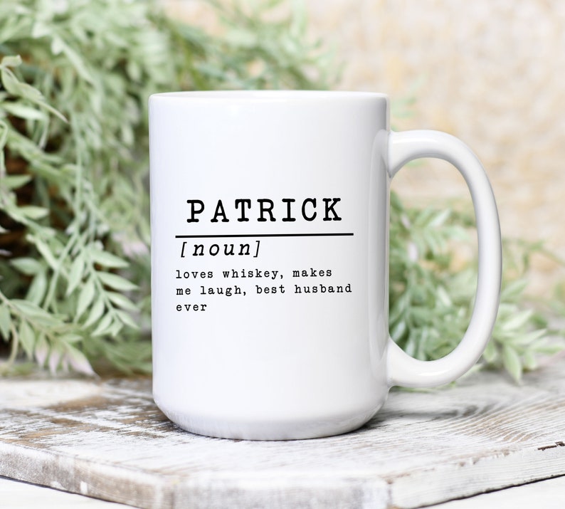 Personalized Name Definition Mug, Large Coffee Mugs For Men, Gifts For Men Who Have Everything, Gift For Him, Christmas Gift For Husband image 3