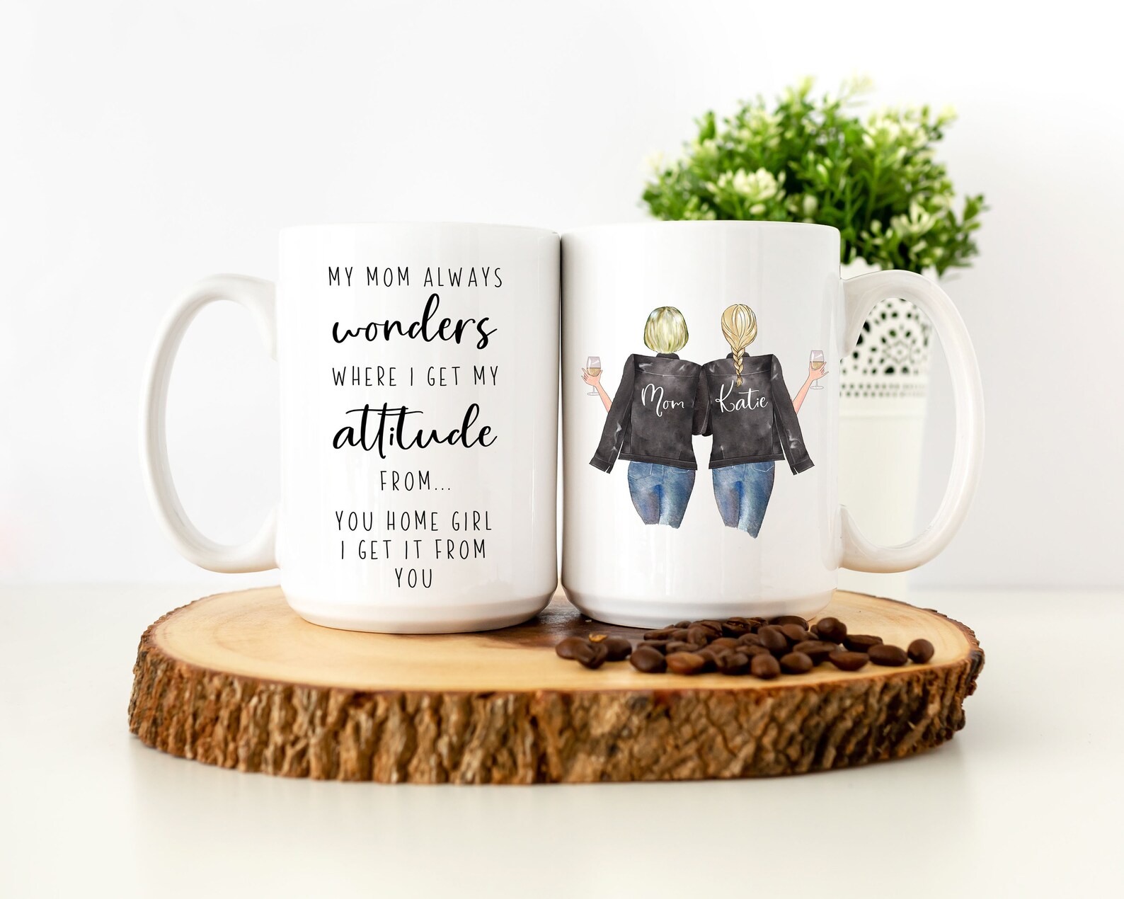 Funny Mom Mug From Daughter Mother Daughter Coffee Mug Funny Etsy