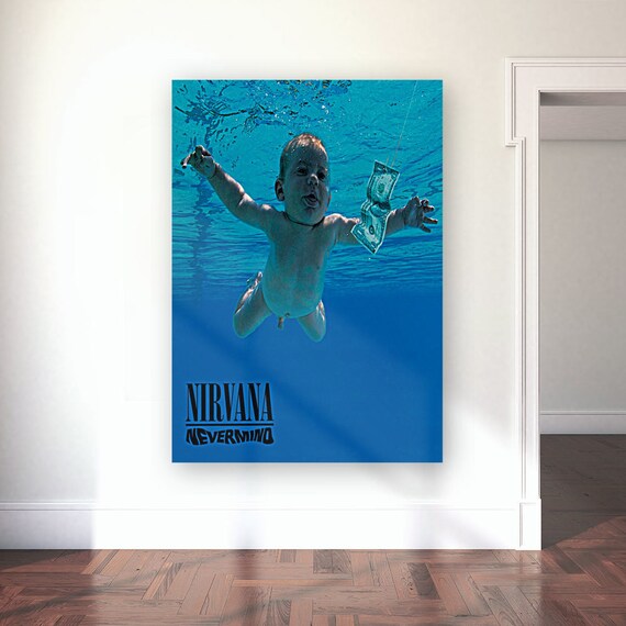 Nirvana Nevermind Album Music Band Punk Rock Baby in Pool ...