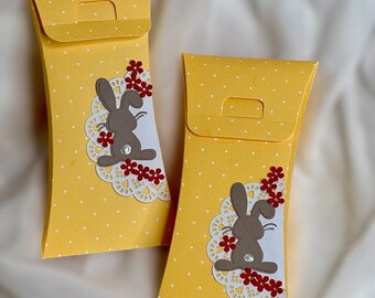 Easter greeting - souvenir - guest gift - goodie - little something - voucher packaging - Easter - Easter bunny - table decoration - money gift