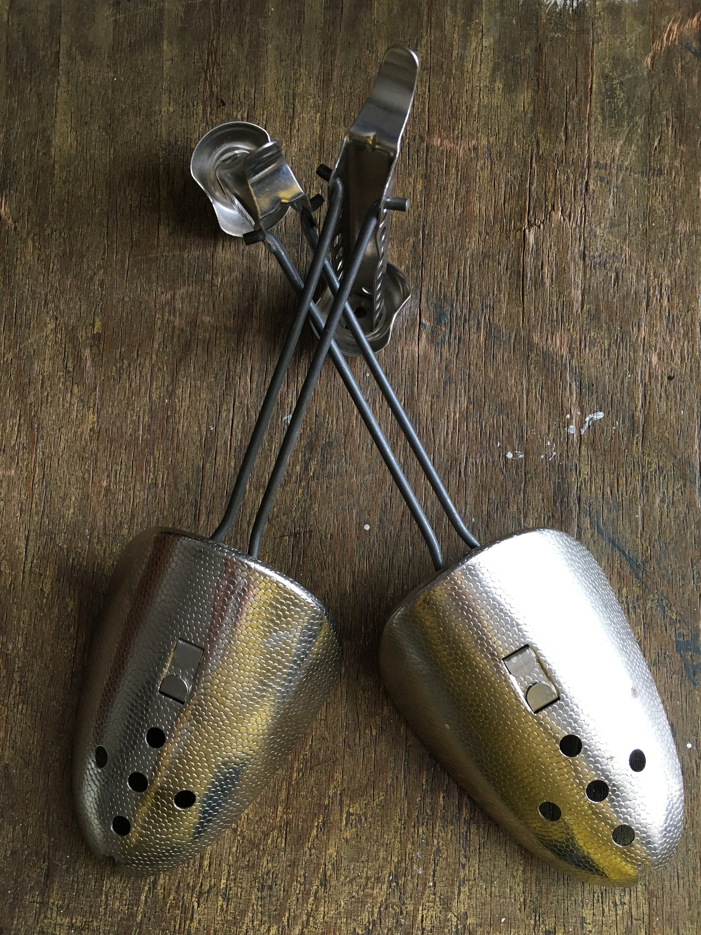 A Pair of Midcentury Skyline Metal Shoe Forms, Made in England Etsy UK