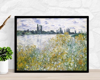 Claude Monet Spring Landscape Print, Vintage European Art (Digital Download)