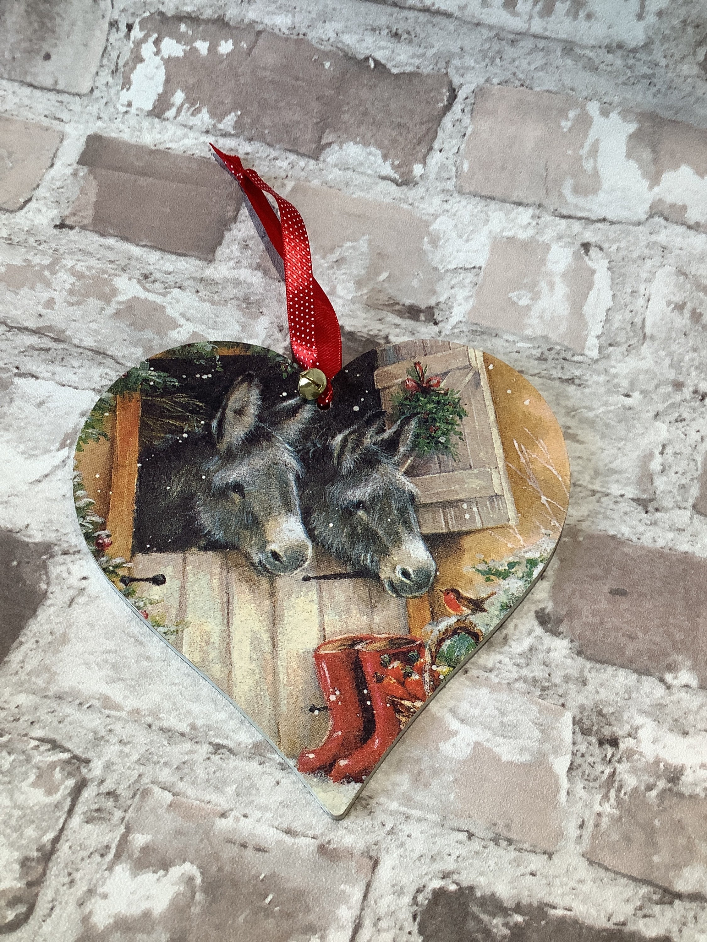 Christmas Donkey Decoration Hanging Christmas Decoration Etsy UK