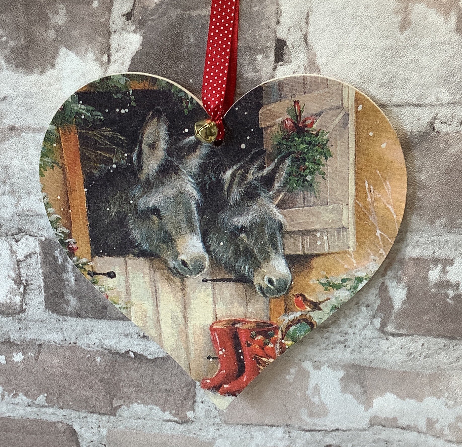 Christmas Donkey Decoration Hanging Christmas Decoration Etsy UK