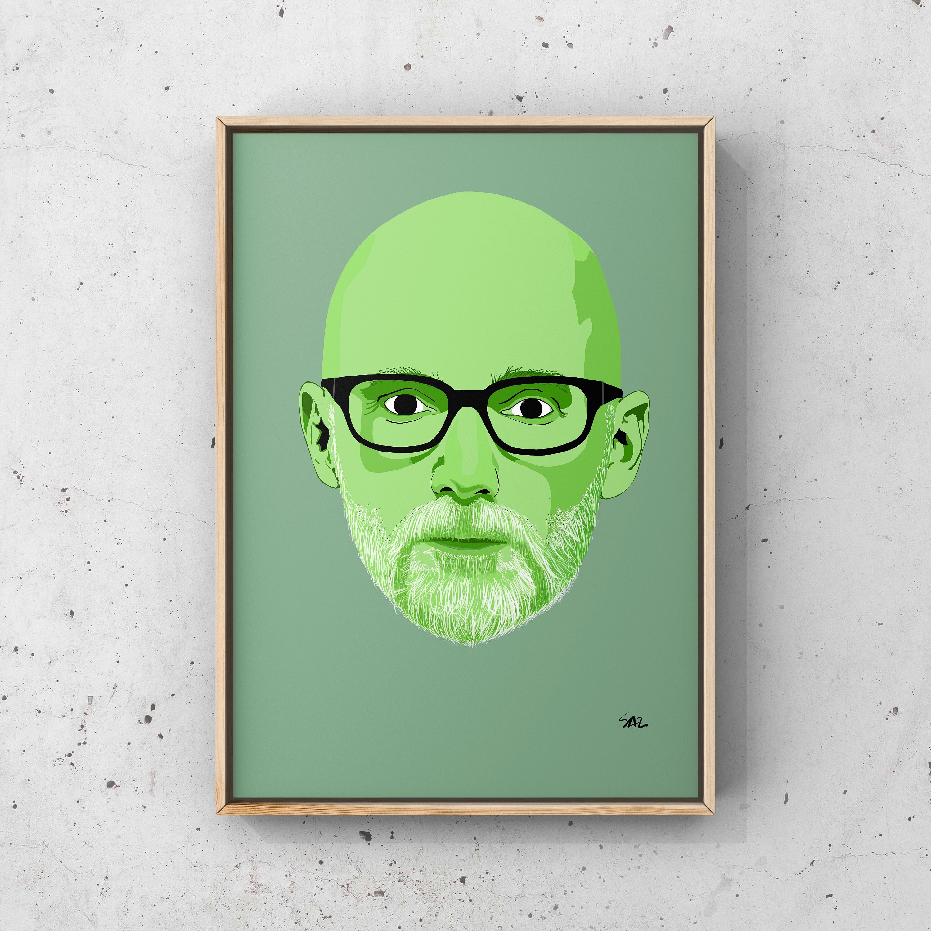 Moby - Portrait Art Print