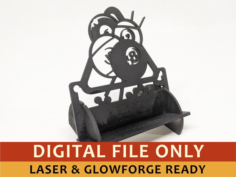 Billiards Pool Table Business Card Holder Laser Business Etsy