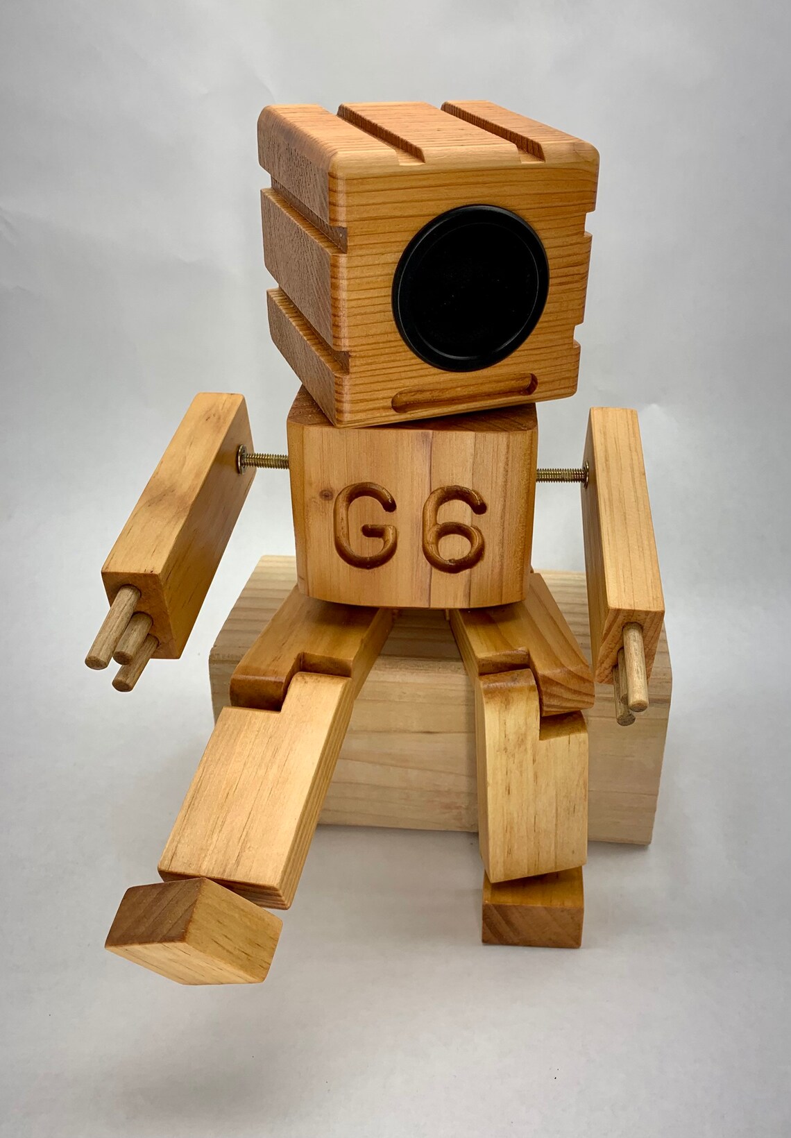 BLUETOOTH Speaker Robot with Moveable Limbs Etsy