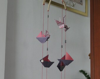 Decoration Interieure Origami Mobile Bebe By Madamereveart On Etsy