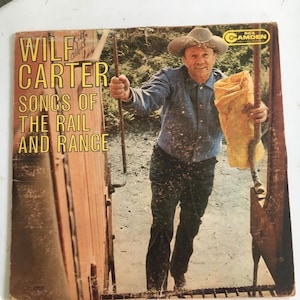 Vintage Wilf Carter vinyl records