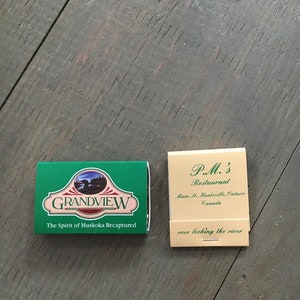 Vintage matchbooks