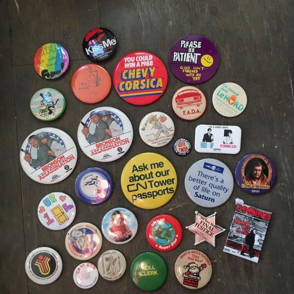 Various pinback buttons