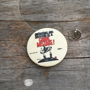 Vintage Pinback Knöpfe