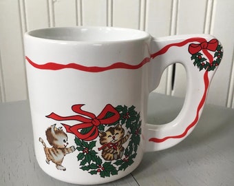 Vintage Christmas mug