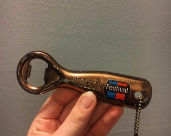 Vintage Molson festival bottle opener