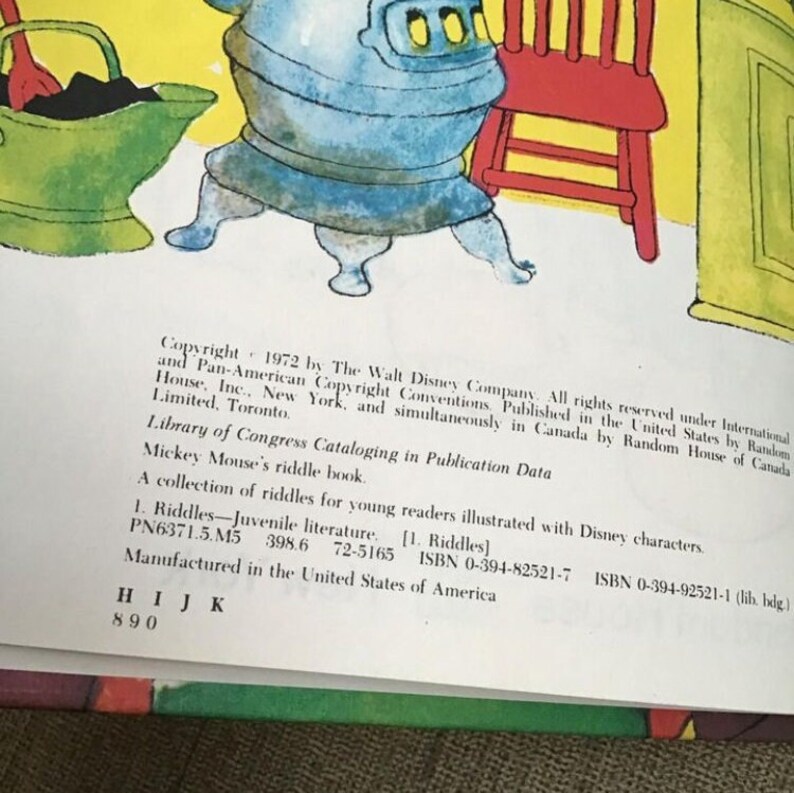 Mickey Riddle University 1972 M I C K E Y Riddle Book - Etsy Canada