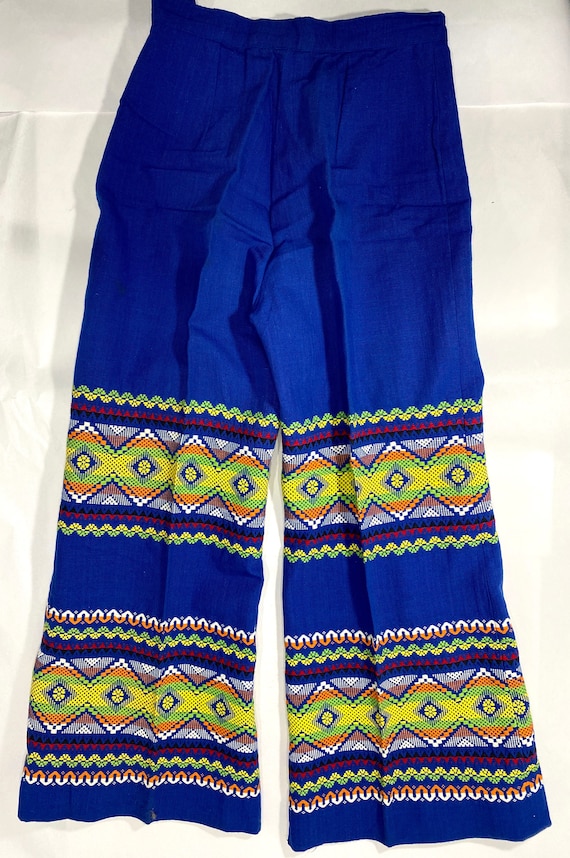 Clearance Sale- Guatemalan Pants Vintage, c1965-70 - image 1