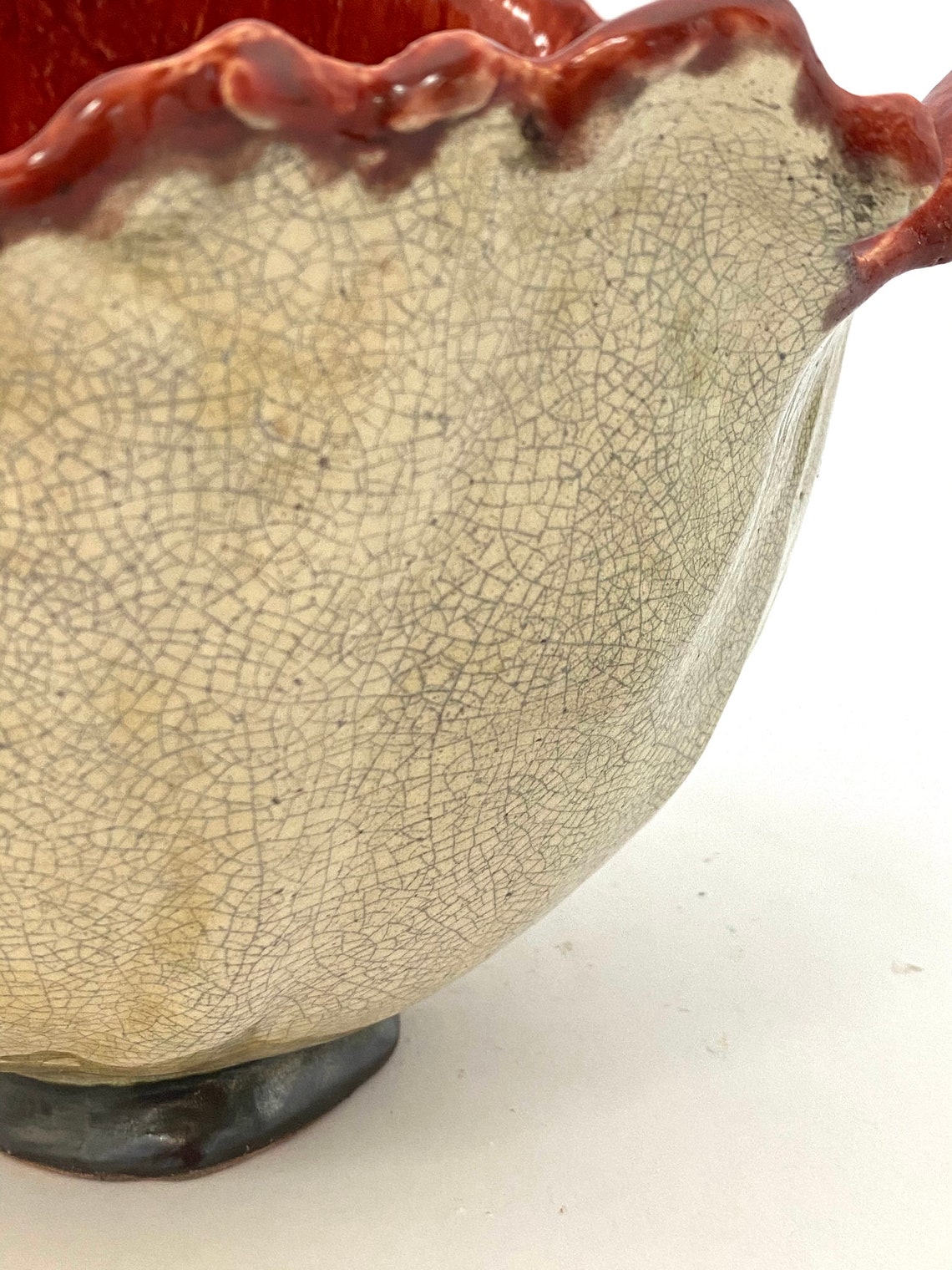 Sculptural Ceramic Bowl Hand Raised by Joe Kimpton Etsy