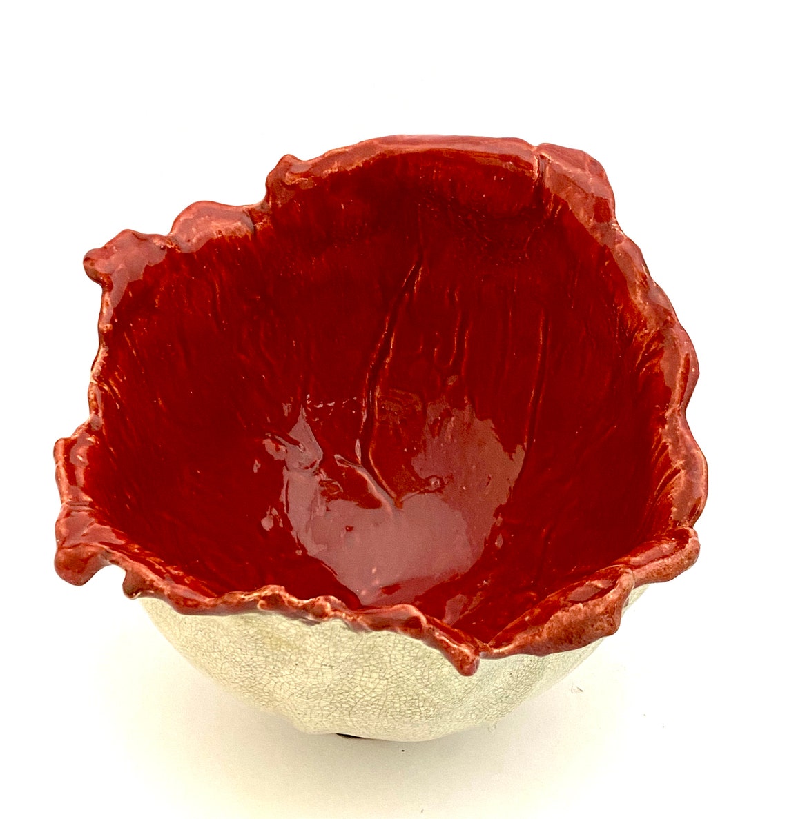 Sculptural Ceramic Bowl Hand Raised by Joe Kimpton Etsy